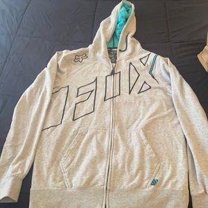Size small fox tech tri dry zip up fox sweatshirt
